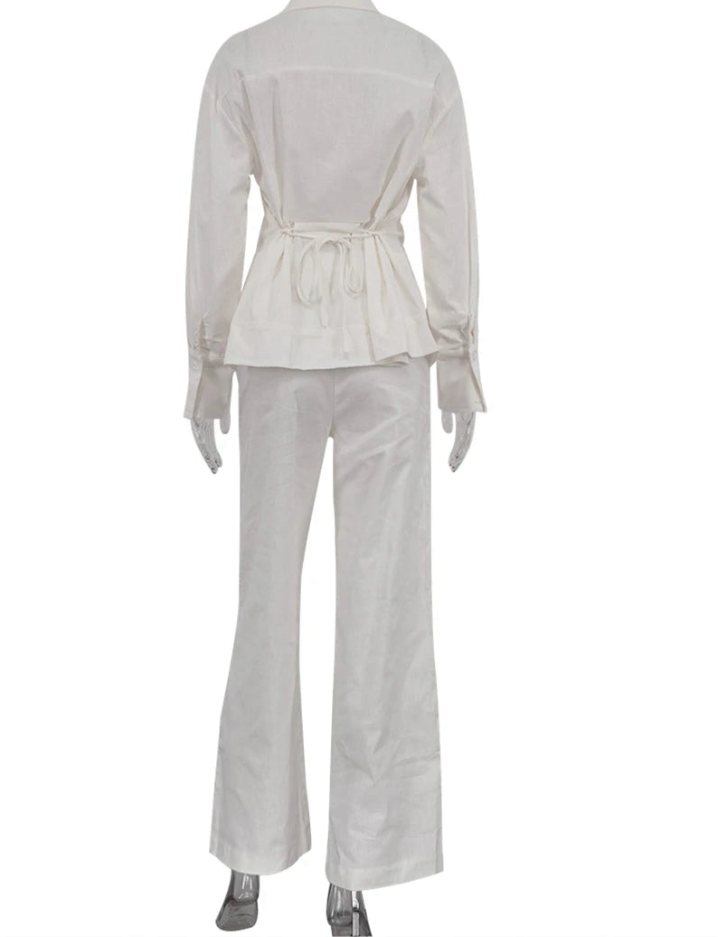 Ensemble chemise & pantalon large — Urban Elegance