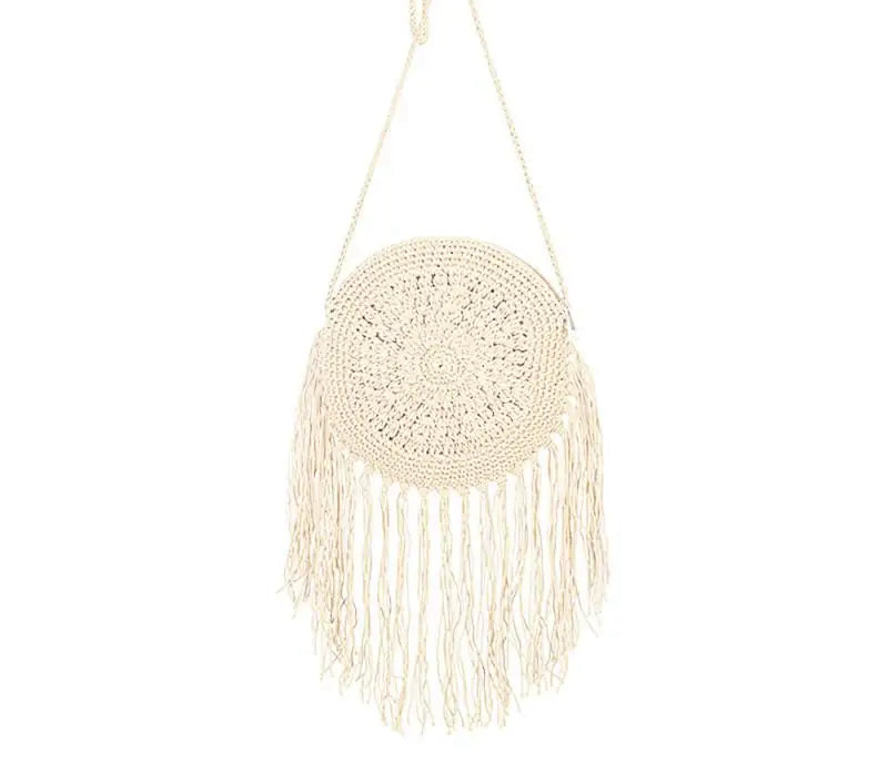 Sac Rond Bohème à Franges