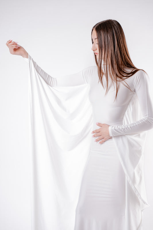 Robe longue manches chauve-souris — Night Silhouette