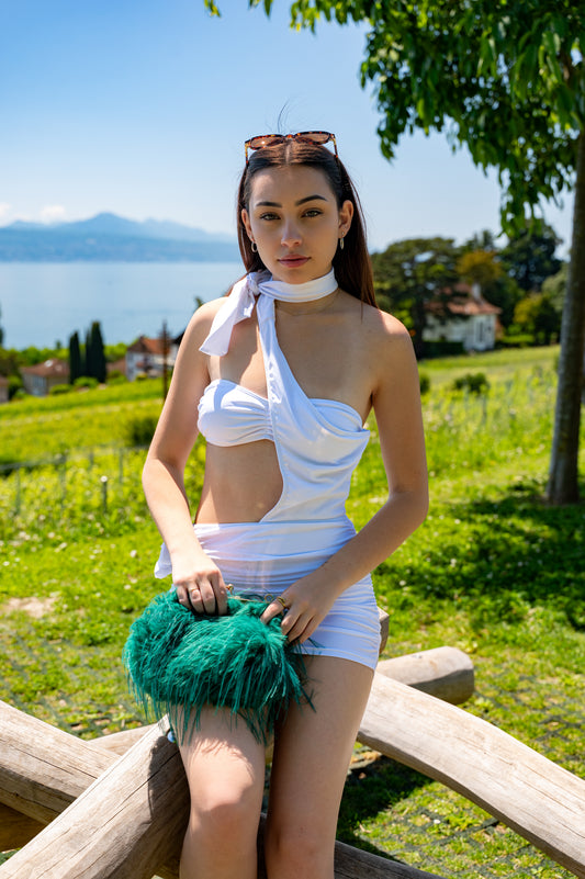 Bikini 3 pièces taille haute