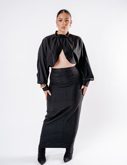 Robe slim fit col rond — Summer Glow Dress