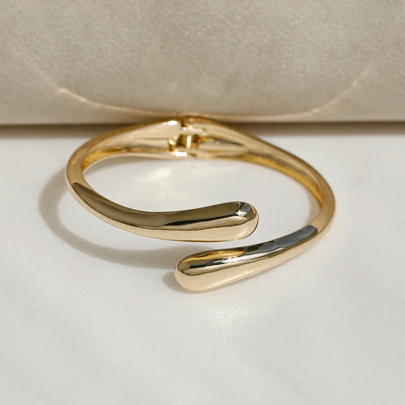 Bracelet manchette acier inoxydable