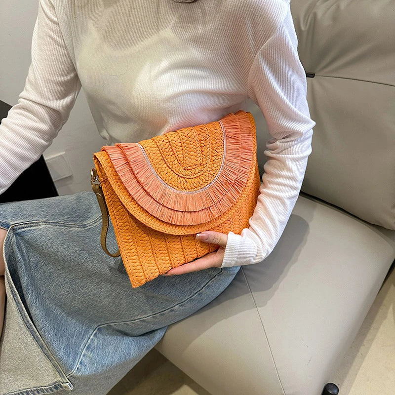 Sac en Paille Bohème