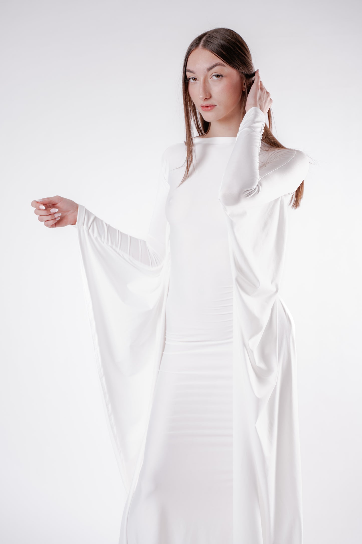 Robe longue manches chauve-souris — Night Silhouette