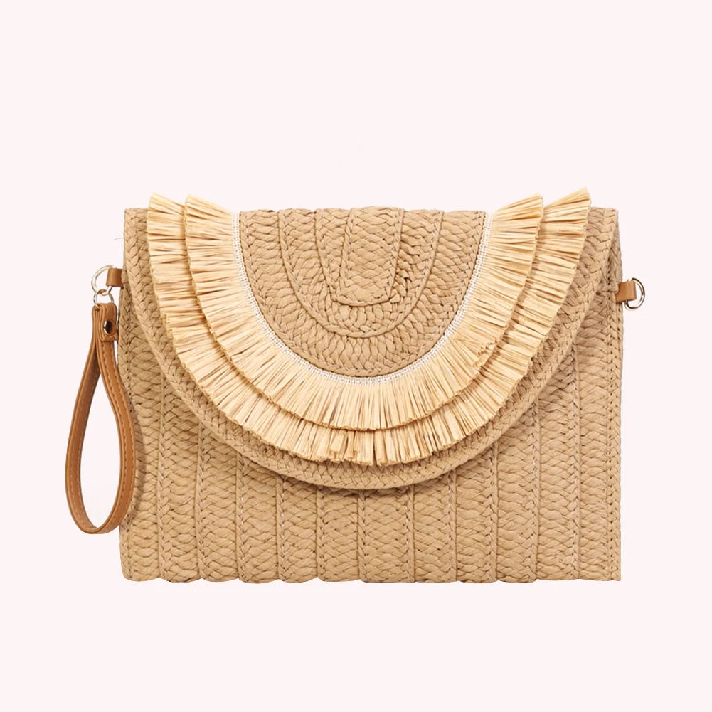 Sac en Paille Bohème