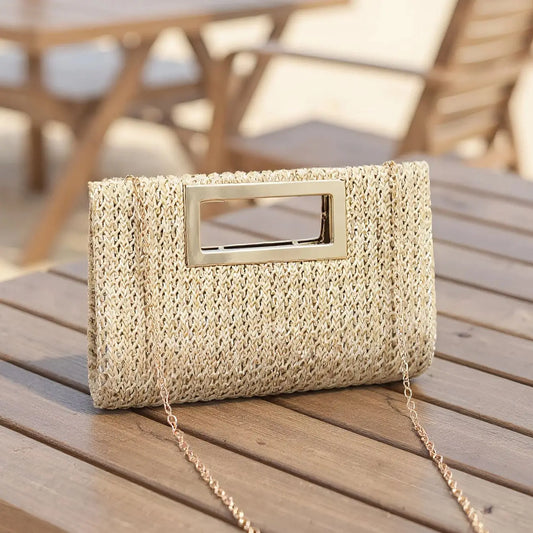 Sac enveloppe en paille