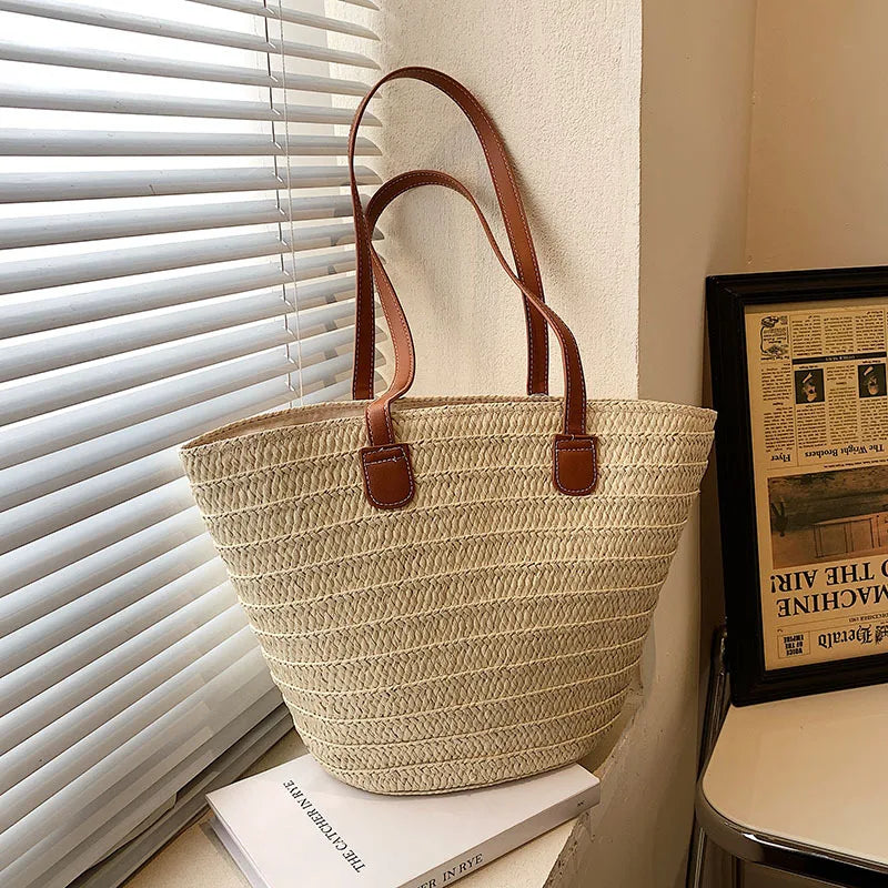 Sac Cabas Bohème en Paille