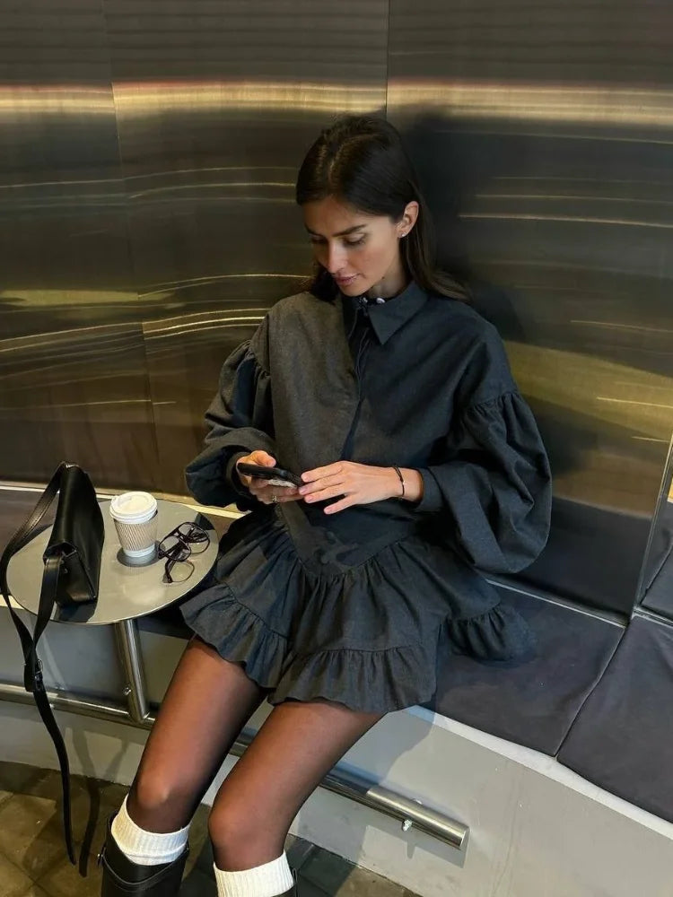 Ensemble chemise & mini-jupe — City Vibes