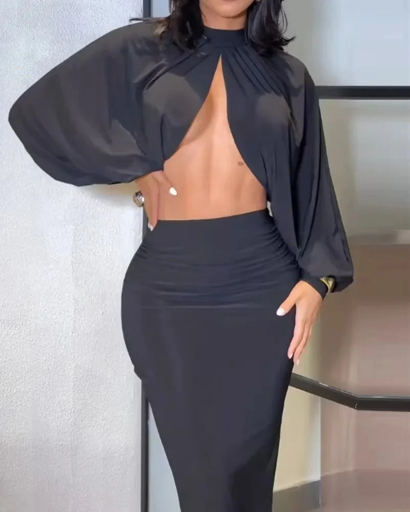 Robe slim fit col rond — Summer Glow Dress