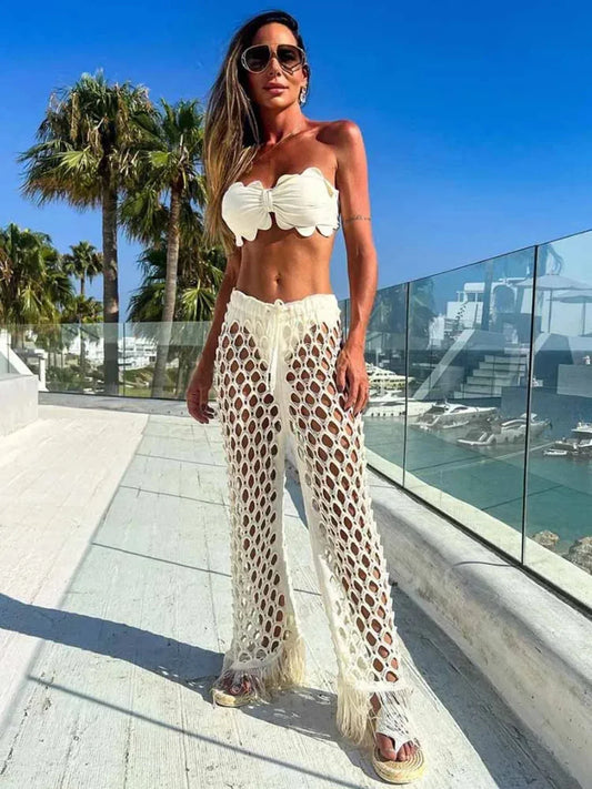 Bikini Taille mi-haute avec son pantalon