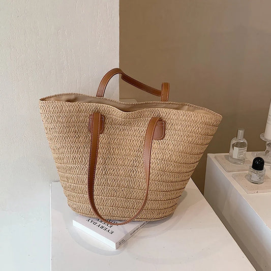 Sac Cabas Bohème en Paille