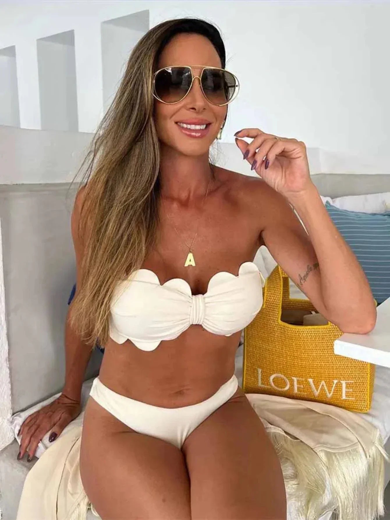 Bikini Taille mi-haute avec son pantalon