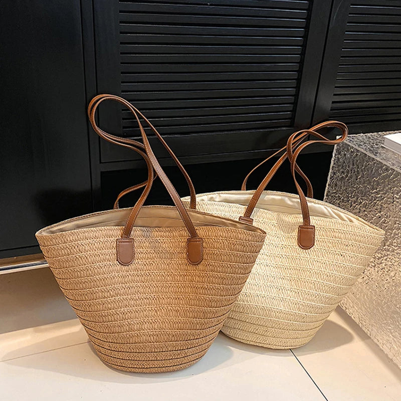 Sac Cabas Bohème en Paille