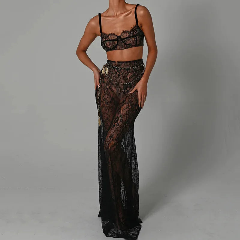 ❤️🔥 Ensemble 2 pièces Dentelle — "Abbee”