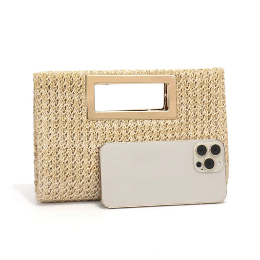 Sac enveloppe en paille