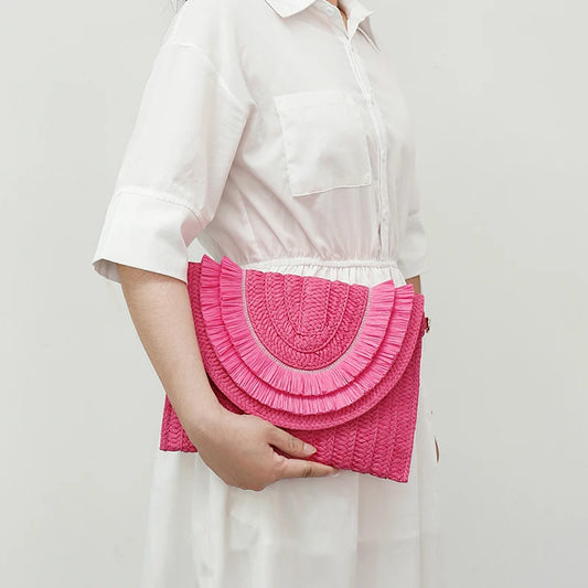 Sac en Paille Bohème